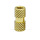 brass insert nut knurled hot-melt hot-pressed injection nut